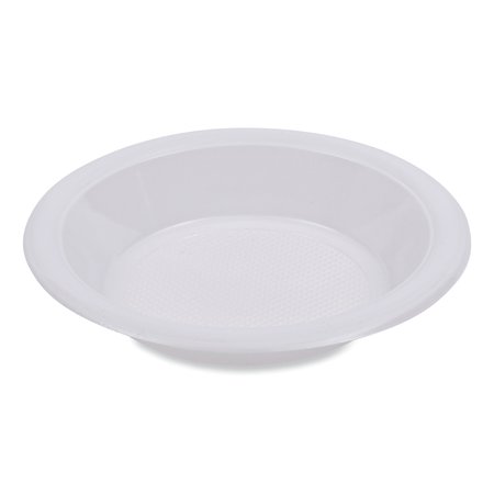 BOARDWALK Hi-Impact Plastic Dinnerware, Bowl, 10-12 oz, White, PK1000 BOWLHIPS12WH
